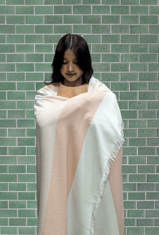 Madake Thin bamboo bath towel- Peach Melba 160*75cm