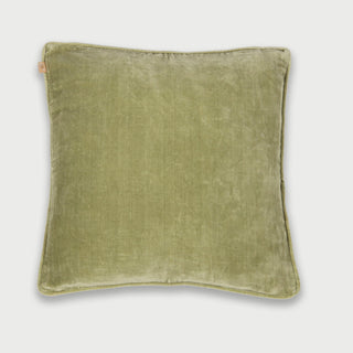 Celadon Green Velvet Cushion Cover