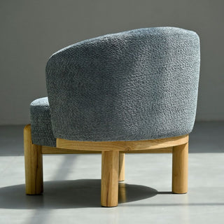 Eloise Chenille Chair - Grey