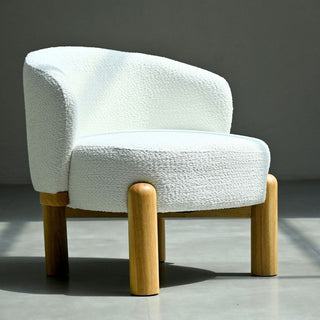 Eloise Chenille Chair - White