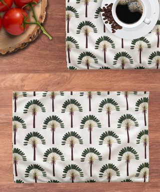 Green Palm Placemats (Set of 4 & 6)