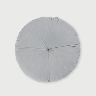 Cuddle Powder Blue Round Cushion