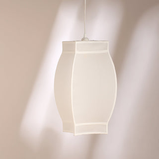 Arc Pendant - Corners, Spandex Fabric Pendant, Statement Lighting