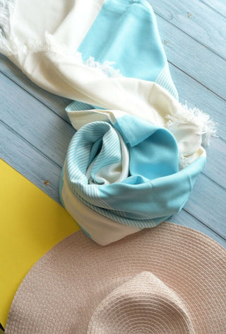 Madake Thin bamboo bath towel- Bermuda Cocktail 160*90cm