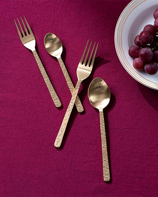 Fine Frost Dessert Fork Set - Set of 4