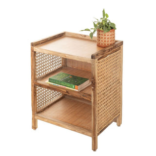 Asbury Cane Side Table