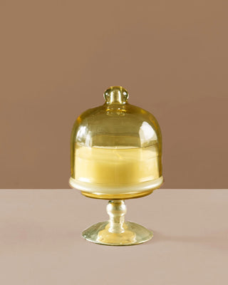 Sundance Aura | Footed Bell Jars | Yellow