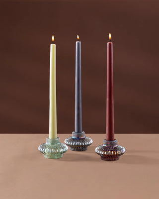 Scented Utopia | Rust Taper Candles | Set of 2