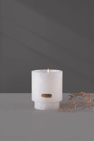 Alabaster Allure | Cylinder Candle