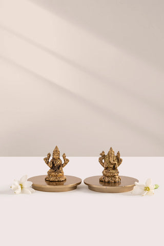 Divine Essence | Ganesh & Laxmi | Set Of 2