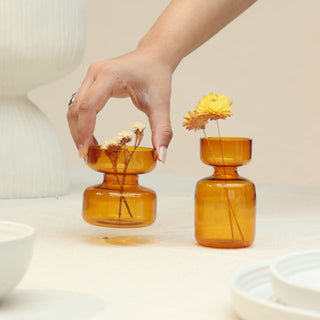 Mini Vase Gift Set with Mini dried flower