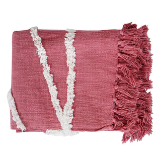 Lilas - Embroidered Throw