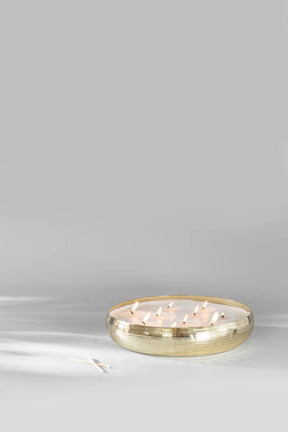 Jali | Gold Tray | Scented Candle