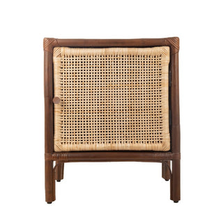 Pecan Bamboo Side Table