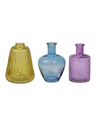 Bud Beauties - Set of 3 Bud Vases