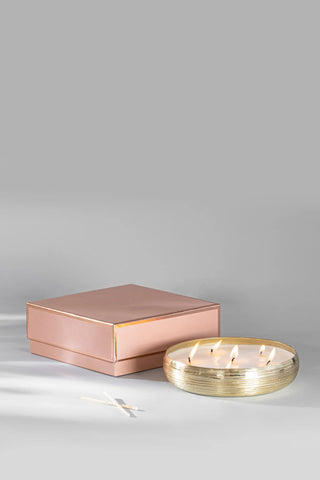 Jali | Gold Tray | Scented Candle