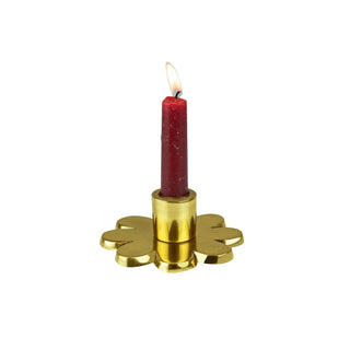 GOLDEN FLOWER PETALS CANDLE STANDS