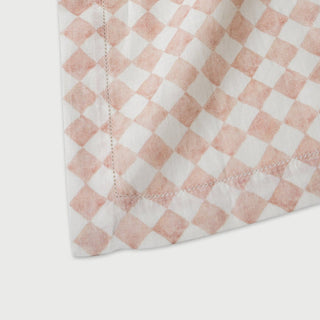 Checker Blush Table Runner