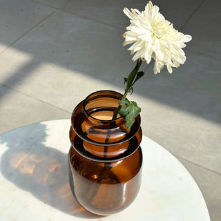 Loop Glass Vase - Haze Brown