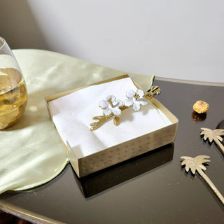 Golden Trumpet Napkin Holder