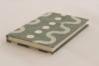 Handcrafted Sustainable A5 Diary Journal Notebook l Handmade Paper l Grey