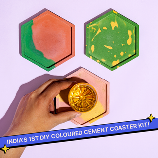 DIY Cement Coaster Kit
