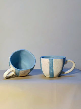 Stoneware Pinch-Me Handmade Cup