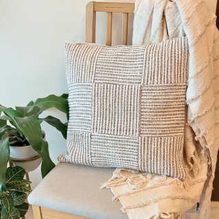 Loom Grid Cushion Cover