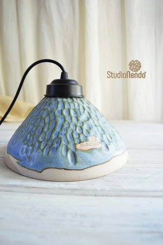 Handmade Ceramic Pendant Light-Shroom