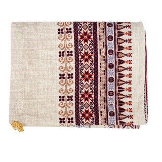 Saura - Embroidered Throw