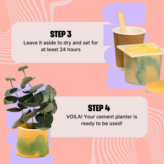 DIY Cement Planter Kit