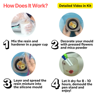 DIY Resin Pen Stand Kit