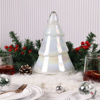 WINTER VEIL GLASS CHRISTMAS TREE