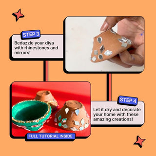 DIY Diya Decoration Kit