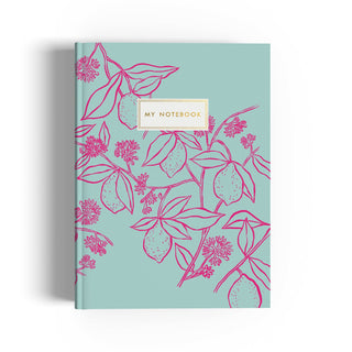 Pink citrus A5 Notebook (Dotted) 160 pages