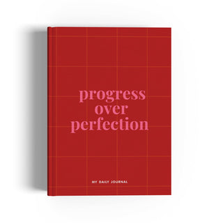 Progress over perfection A5 Notebook (Ruled) 160 pages