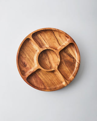 Wooden Chip & Dip Platter (Natural)