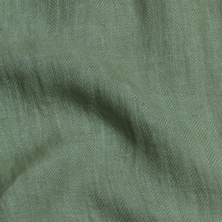 Eucalyptus Herringbone Linen Table Napkins | Set of 2