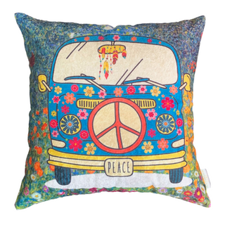 Circus Matador Crushed Velvet Cushion Cover (Multicoloured, 16 x 16 inch)