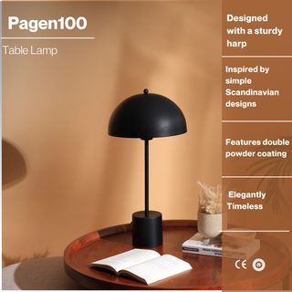 Pagen 100 - Modern Scandinavian Design, Premium Metallic Finish, Easy Installation