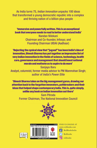 Indian Innovation, Not Jugaad: 100 Ideas That Transformed India By Dinesh C Sharma