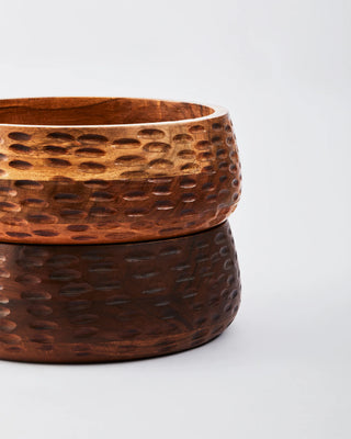 Wooden Fruit Bowl (Dark Acacia)