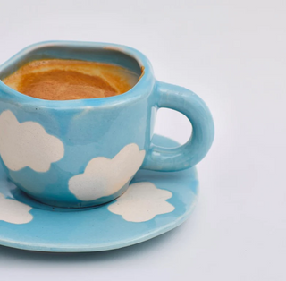 In the Clouds – Mug & Saucer pair