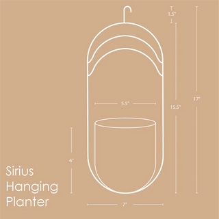 Sirius Hanging Planter