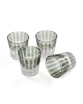 Warm Spirits Whiskey Glass Set - Olive - Set of 4