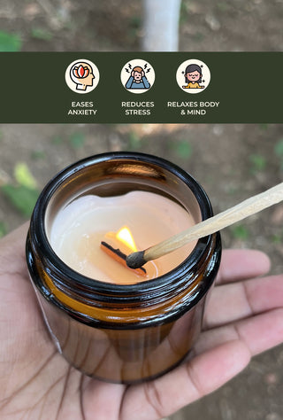 Into the Forest | 100% Coconut Wax Botanical Candle | 40+ Hours Burn | Woodsy Strong Refreshing Aroma