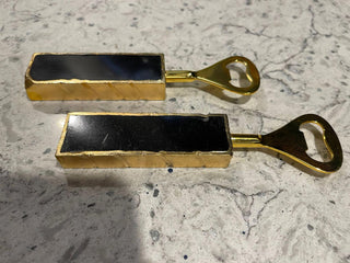 Semi Precious Bottle Opener - Black