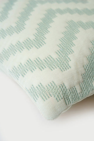 Chevron Green Cushion Cover