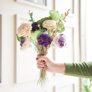 Marigold vase with Botanical bunch