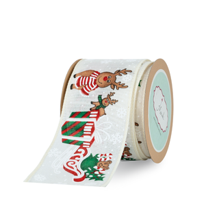 Reindeer Sleigh Ribbon